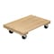 Vestil Tan Hardwood Dolly-Solid Deck 900 lb Capacity Non-Marking 16 x 24 HDOS-1624-9-NM - alternate 2